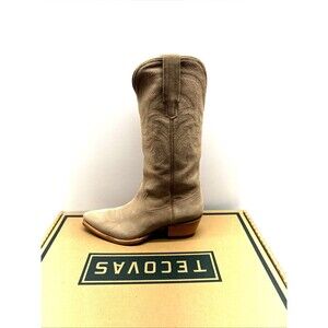 Tecovas Cowboy Boots The Annie Fawn Suede Knee High Womens SZ 9.5 New w/Box